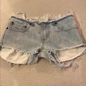 NWOT Unique Urban Renewal Cheeky Levi Shorts